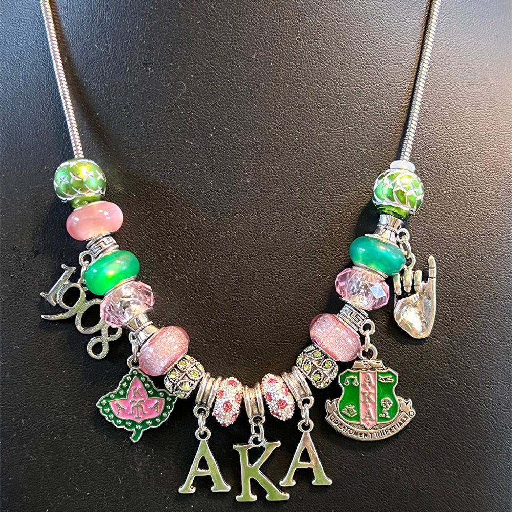 Alpha Kappa Alpha Cherish Charm Necklace